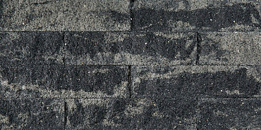 Linea splitrock grijs/zwart 15x15x60