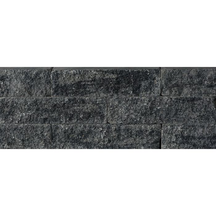 Linea Splitrock getrommeld grijs/zwart 15x15x60